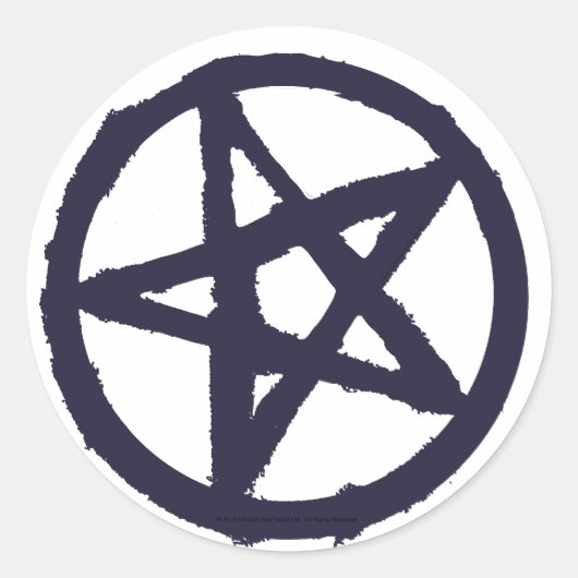 Het symbool Mall Rats Tribe Ronde Sticker (Voorkant)