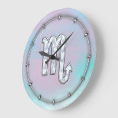 Het Symbool van de Dierenriem van Schorpioen in Grote Klok (Hoek)