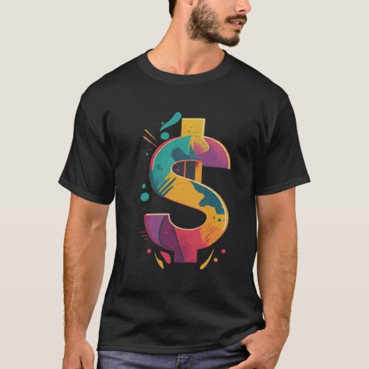 Het symbool van de dollar t-shirt (Voorkant)