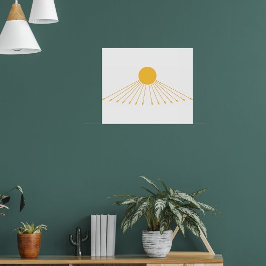 Het symbool van de ene ware God Poster (Woonkamer 1)