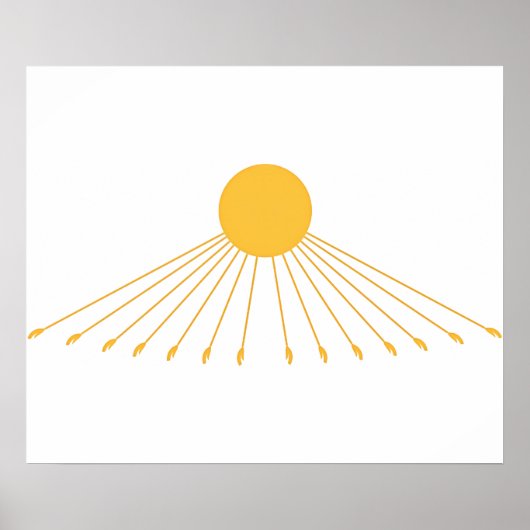 Het symbool van de ene ware God Poster (Voorkant)