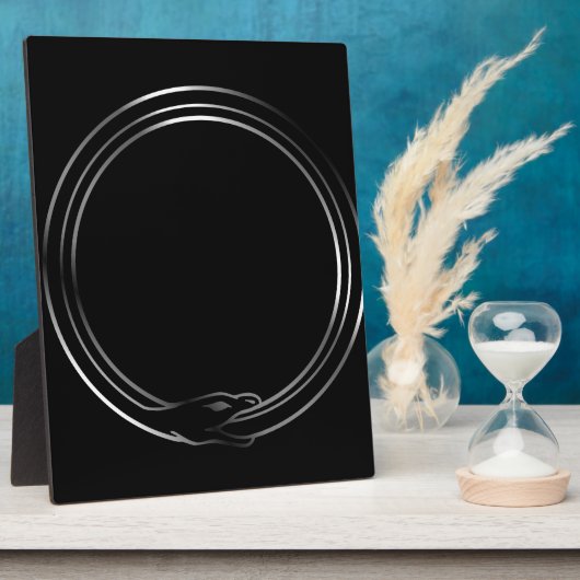 Het symbool van de slang van Ouroboros Fotoplaat (Zijkant)