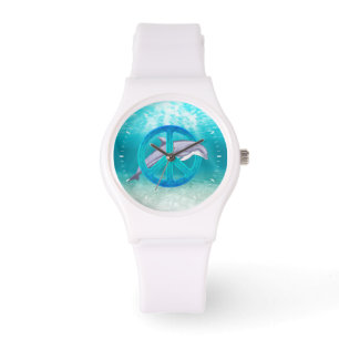 Het Symbool van de Vrede van de dolfijn Horloge
