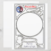 Het symbool van de vreedzame gebaar (Voorkant / Achterkant)