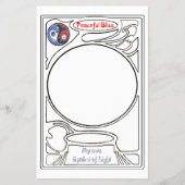 Het symbool van de vreedzame gebaar flyer (Voorkant)