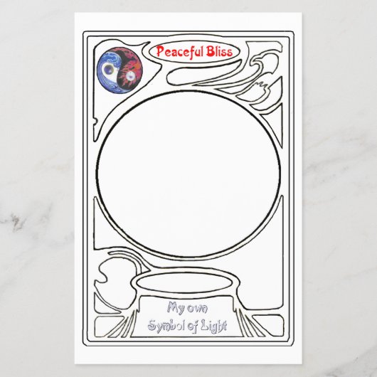 Het symbool van de vreedzame gebaar flyer (Voorkant)