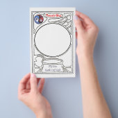 Het symbool van de vreedzame gebaar flyer (Hand)