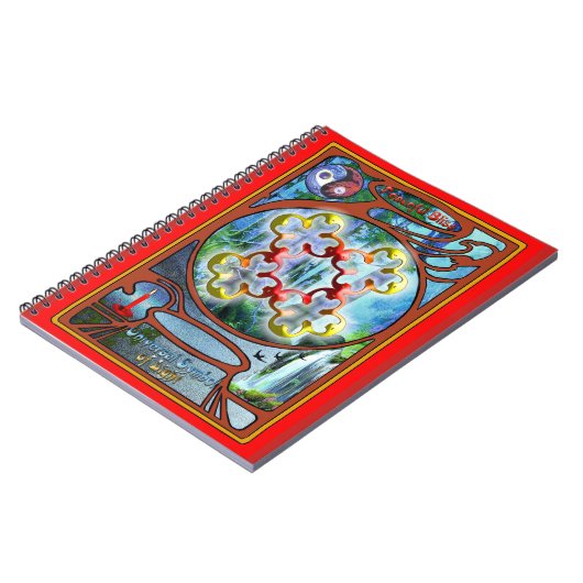 Het symbool van de vreedzame gebaar notitieboek (Linkerzijde)