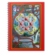 Het symbool van de vreedzame gebaar notitieboek (Voorkant)