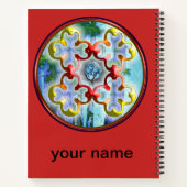 Het symbool van de vreedzame gebaar notitieboek (Achterkant)