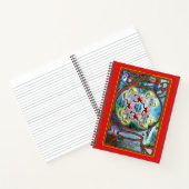 Het symbool van de vreedzame gebaar notitieboek (Binnen)