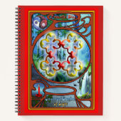 Het symbool van de vreedzame gebaar notitieboek (Voorkant)