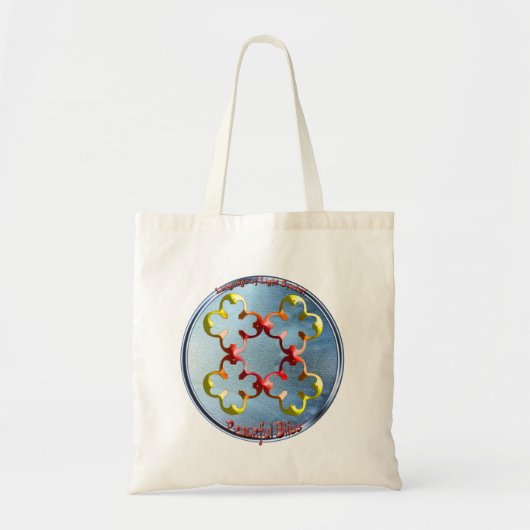 Het symbool van de vreedzame gebaar tote bag (Voorkant)