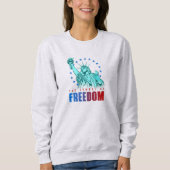 Het symbool van de vrijheid | Vuilshirt voor dames Trui (Voorkant)