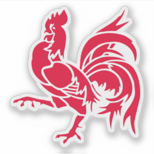 Het symbool van de Waalse haan, België Sticker