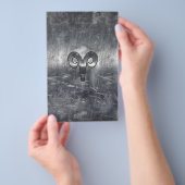 Het Symbool van de Zodiek van de groeven in Zilver Flyer (Hand)