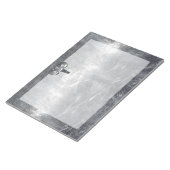 Het Symbool van de Zodiek van de groeven in Zilver Notitieblok (Schuin)