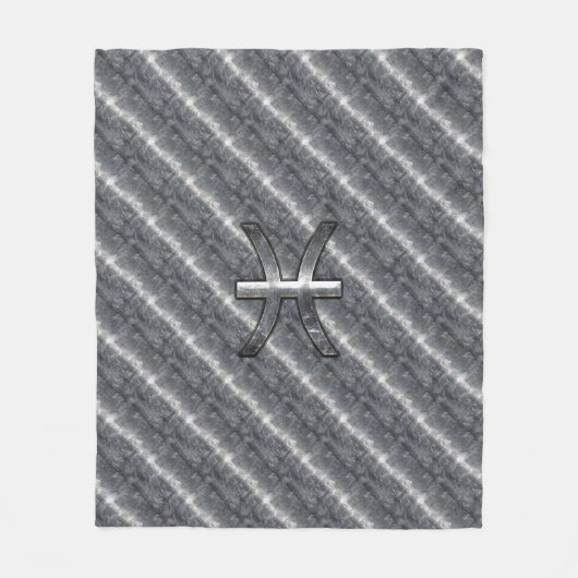Het Symbool van de Zodiek van Pisces in de Druk va Fleece Deken (Voorkant)
