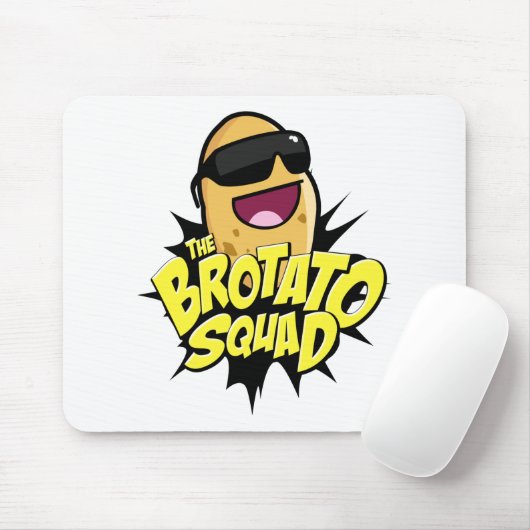 Het symbool van het Brotato-plein. Muismat (Met muis)