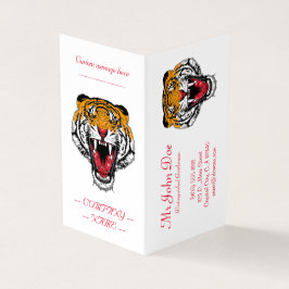 Het symbool van het cartoon tattoo van kool dat de visitekaartje