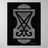 Het symbool van Lucifer Poster (Voorkant)