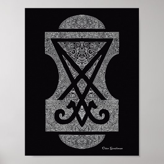 Het symbool van Lucifer Poster (Voorkant)