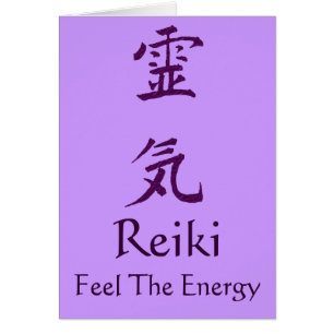 Het symbool van Reiki voelt de energie gepersonali