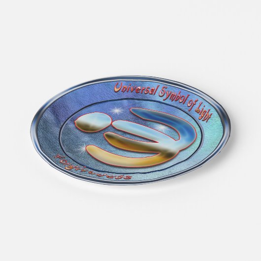 Het symbool van vergeving papieren bordje (Gekanteld)