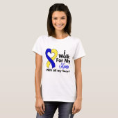 Het syndroom dat ik voor mijn heldhak ga lopen t-shirt (Voorkant volledig)