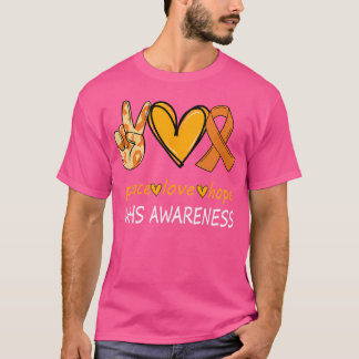 Het syndroom van Wolf Hirschhorn Awareness Day Hop T-shirt