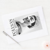 HET SYSTEEM KAPOT MAKEN RECHTHOEKIGE STICKER (Envelop)