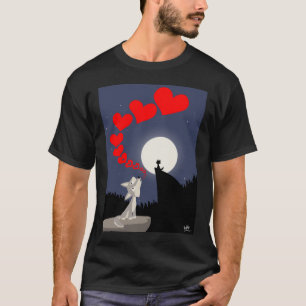 Het T-shirt Call of Love (design on the front)
