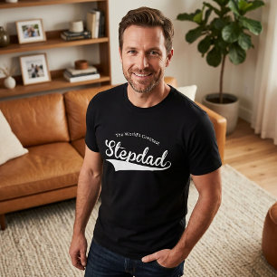 Het T-shirt 'De Beste Stiefvader ter Wereld'