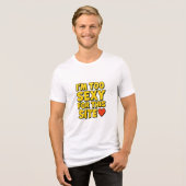 Het T-shirt 'Ik ben te sexy voor deze site' (Voorkant volledig)