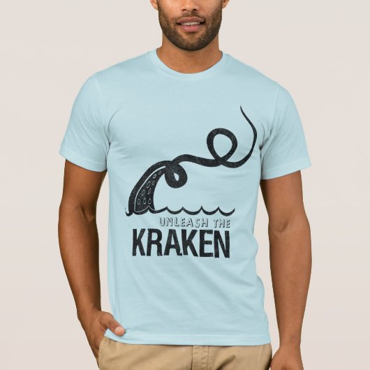 Het  T-shirt Kraken ontketenen (Voorkant)