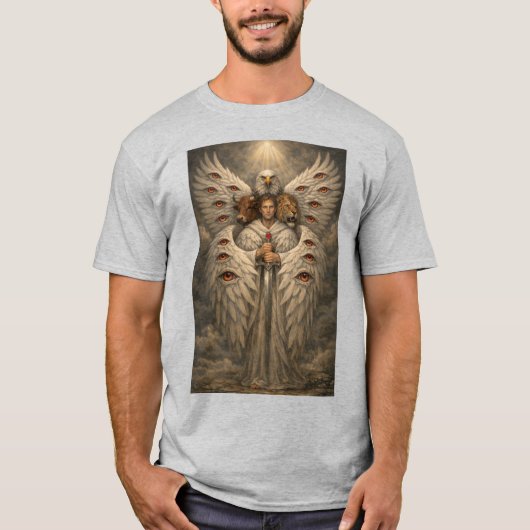 Het T-shirt met de 4 levende wezens (Voorkant)