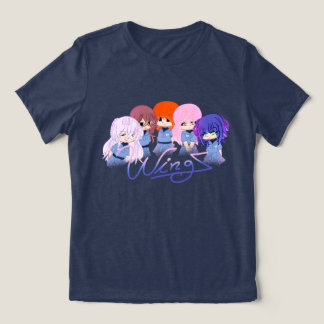 Het T-shirt met de Starende Karakters Tri-Blend