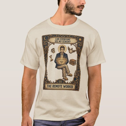 Het T-shirt met de Tarotkaart van de Afstandsmedew (Voorkant)