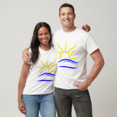 Het T-shirt met het naturistsymbool (Unisex)