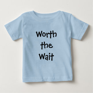 Het T-shirt met wachtende Baby/Toddler waard