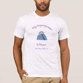 Het T-shirt "My Superpower is Peace" van de mannen