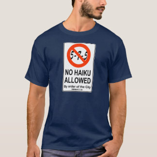 Het T-shirt No-Haiku