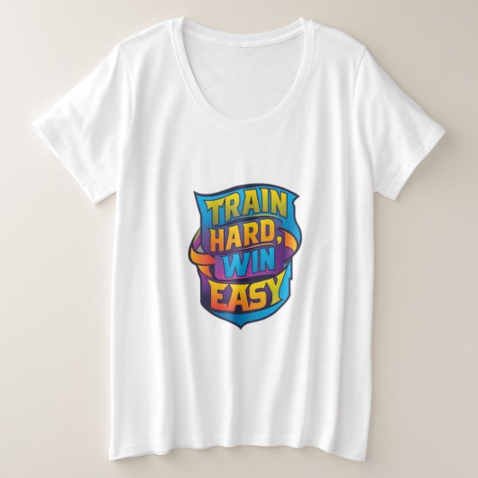 Het T-shirt ontwerp is voorzien van een motivatie  (Design voorkant)