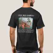 Het T-shirt Red Baron Manfred Von Richthofen (Achterkant)