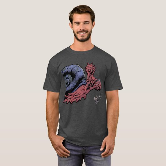 Het t-shirt Ruimteslakken (Voorkant volledig)