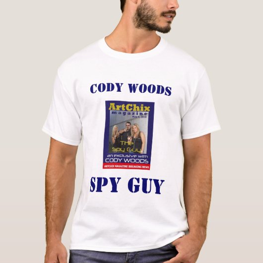 HET T-SHIRT SPY GUY CODY BOSSEN (Voorkant)