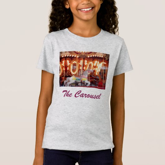 Het T-shirt 'The Carousel' Girls' (Voorkant)