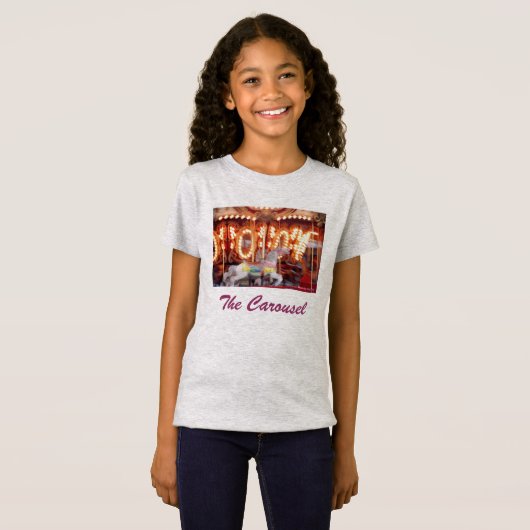 Het T-shirt 'The Carousel' Girls' (Voorkant volledig)