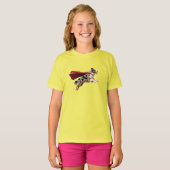 Het T-shirt van Australian Shepherd Superhero Kind (Voorkant volledig)