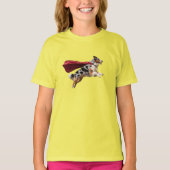 Het T-shirt van Australian Shepherd Superhero Kind (Voorkant)